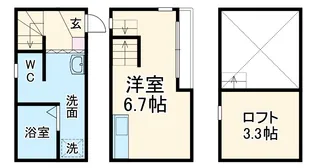 Dream Stage HT Iwakura【1階】の間取り