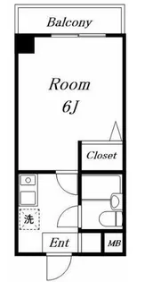 グレーパレス中野【102号室】の間取り