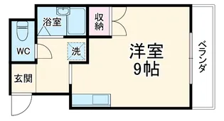 カーサセブン【7階】の間取り