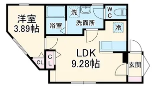 COAST TERRACE Ⅱ 逗子新宿【1階】の間取り