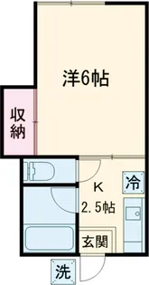 千鶴ハイツ【1階】の間取り