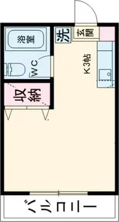 シティやまもと【102号室】の間取り
