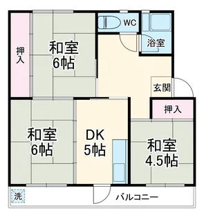 コーポタケヤ【4階】の間取り