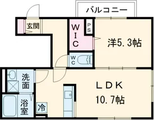アリビオ五反野【3階】の間取り