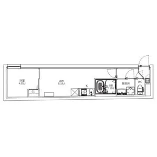 MAXIV CITY神楽坂(マキシヴシティ)【3階】の間取り