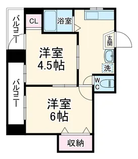 セシーズイシイ2【4階】の間取り