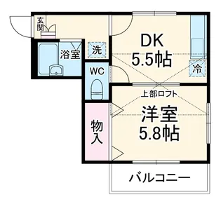 コーポ温水【2階】の間取り