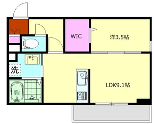 SING WITH ME【3階】の間取り