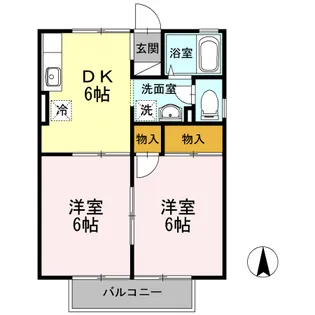 アルカンシェル【1階】の間取り
