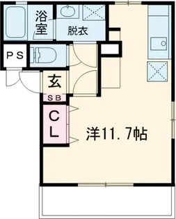 オアシスすみよし【4階】の間取り