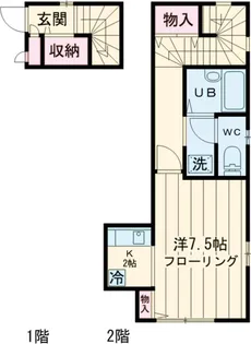 ハウスプラネット【2階】の間取り