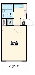 フレンドポート橋本【202号室】の間取り