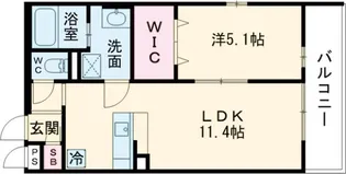 リブリ・ココシャンブル【101号室】の間取り