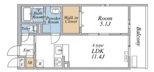 リブリ・ココシャンブル【301号室】の間取り