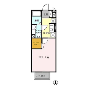 レジデンス原宿【1階】の間取り