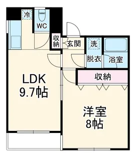 ホワイトクレステ【2階】の間取り