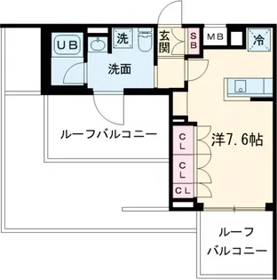 ARKMARK南品川【406号室】の間取り