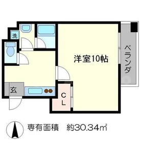 オルテンシア【7階】の間取り