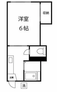 オレゴンハイツC【2階】の間取り