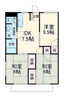 MGコーポA【303号室】の間取り