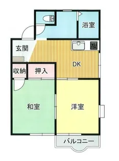 リヴェールすみれ台A【205号室】の間取り