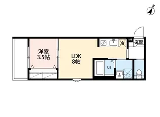 robot home 金山町 Ⅲ【3階】の間取り