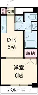 メゾン橘【02040号室】の間取り