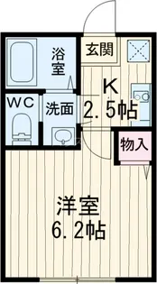 ルミエール八千代台【2階】の間取り