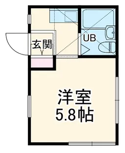 アメニティメイガク【1階】の間取り