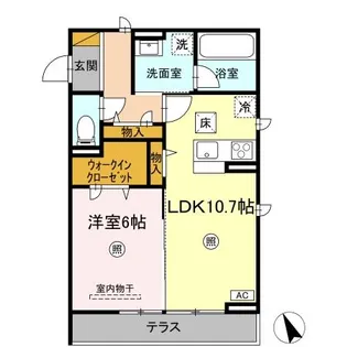 Serenvita富士崎【101号室】の間取り