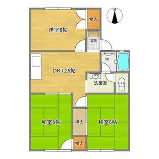 シーウエストⅠ【1階】の間取り