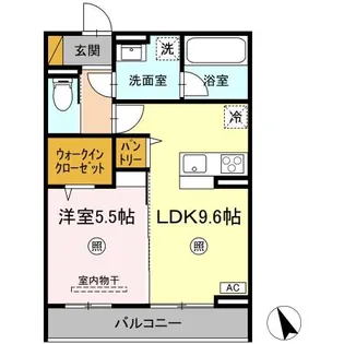 Serenvita富士崎【202号室】の間取り