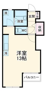 フィオリーシェ大宮【3階】の間取り