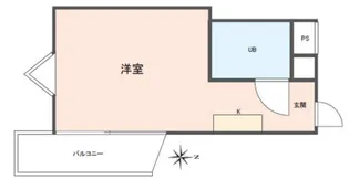 メゾン・ド・エムロード【1階】の間取り