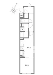 エルファーロ中野富士見町【1階】の間取り