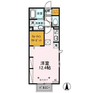 昭和町ソレイユ【1階】の間取り