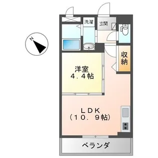 マロンコート【302号室】の間取り