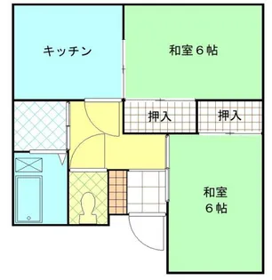 コーポ矢口【2階】の間取り