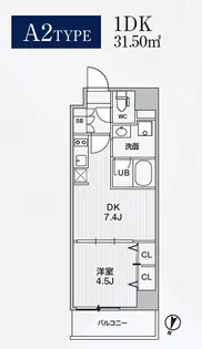 Alivis東十条【7階】の間取り