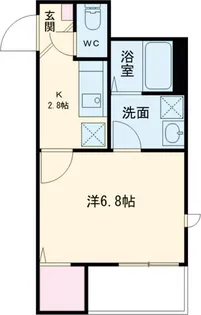 ラ ピコラ フォンターナ【2階】の間取り