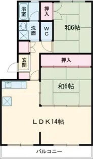 レジデンス宮原【203号室】の間取り