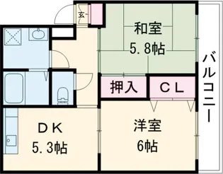 ROOJENY【2階】の間取り