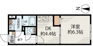 アルファ南千住【102号室】の間取り