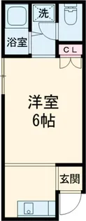 SAGANOSOU【201号室】の間取り