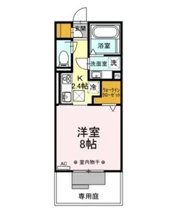 コトーリベルテ【103号室】の間取り