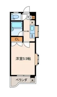 クレイン弥生【4階】の間取り