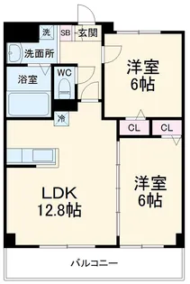 ヴィラ アクシス【0105号室】の間取り