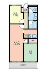 マリーブ千葉【2階】の間取り