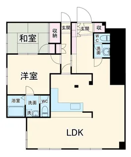 ルミナス東浦和【1階】の間取り