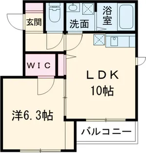 アース・クレスト【3階】の間取り